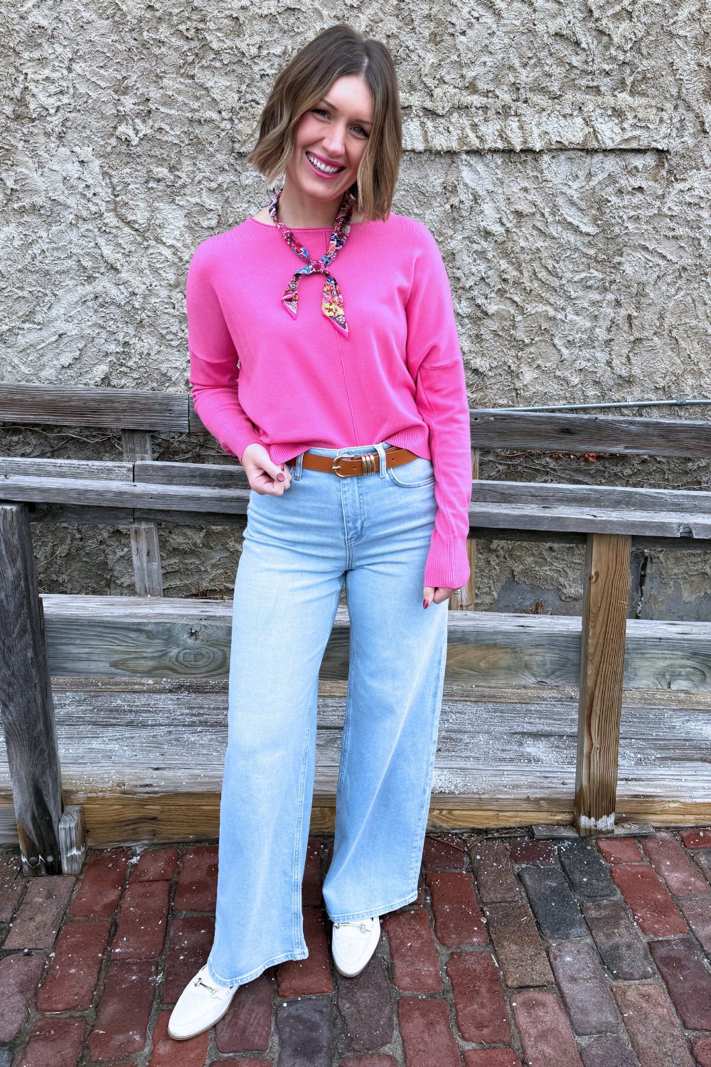 Center Seam Boat Neck Sweater - The 308 Boutique