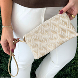 Riley Woven Crossbody/Wristlet