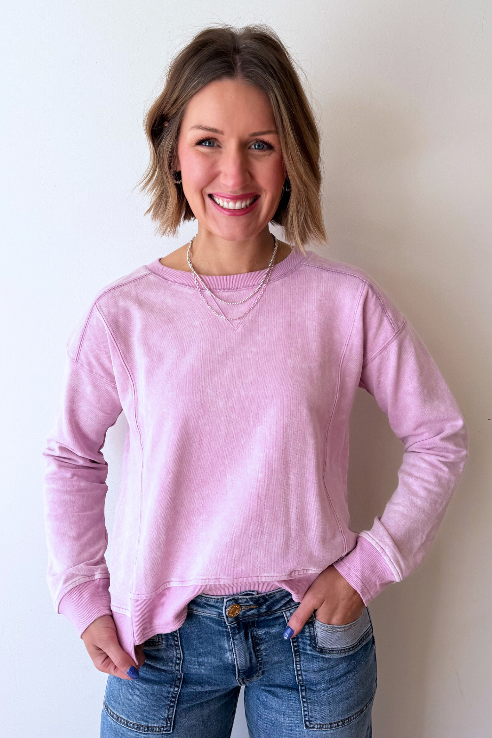 Washed Terry Top - The 308 Boutique