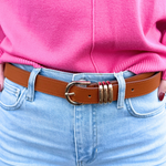 Polished Triple Loop Belt - The 308 Boutique