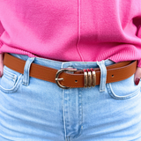 Polished Triple Loop Belt - The 308 Boutique