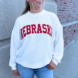 Nebraska Cloudy Knit Long Sleeve Top