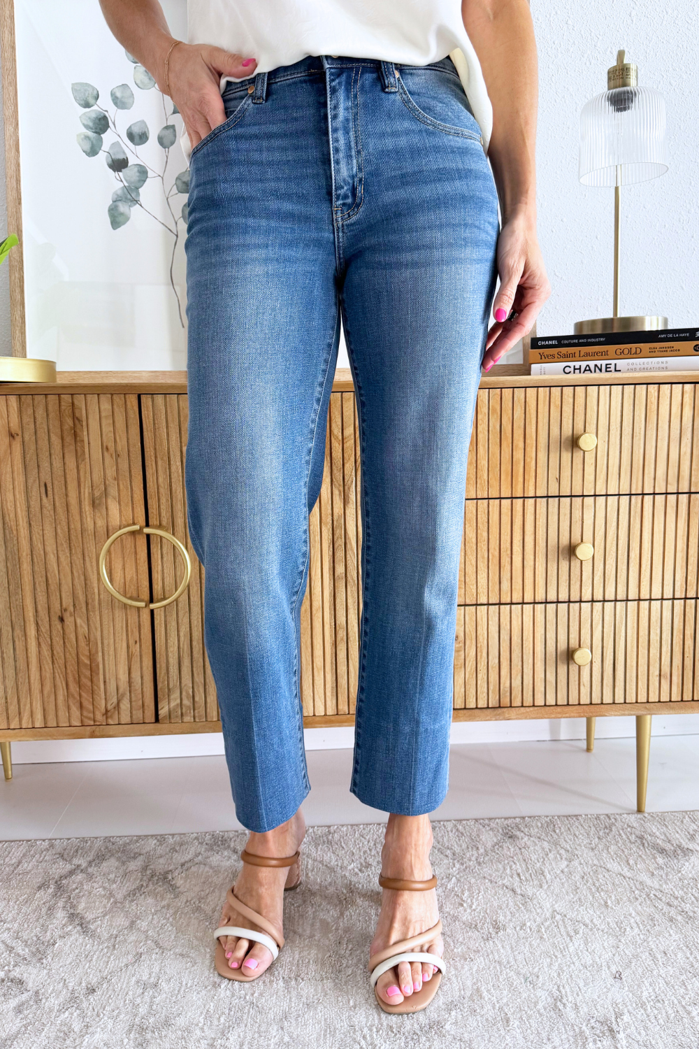 Kennedy Crop Straight w/ Blind Hem 28in - The 308 Boutique