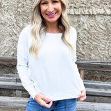 Center Seam Boat Neck Sweater - The 308 Boutique