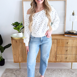 Alina Off Shoulder Sweatshirt