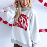 Nebraska Huskers Tall Boy Reversible Mock Neck Sweatshirt