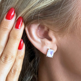 Rectangle Stud Earrings