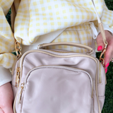 Nisha Nylon Crossbody Bag