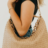 Sienna Slouchy Woven Shoulder Bag