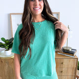 Amaya Textured Knit Top