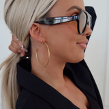 Thin Large Hoops