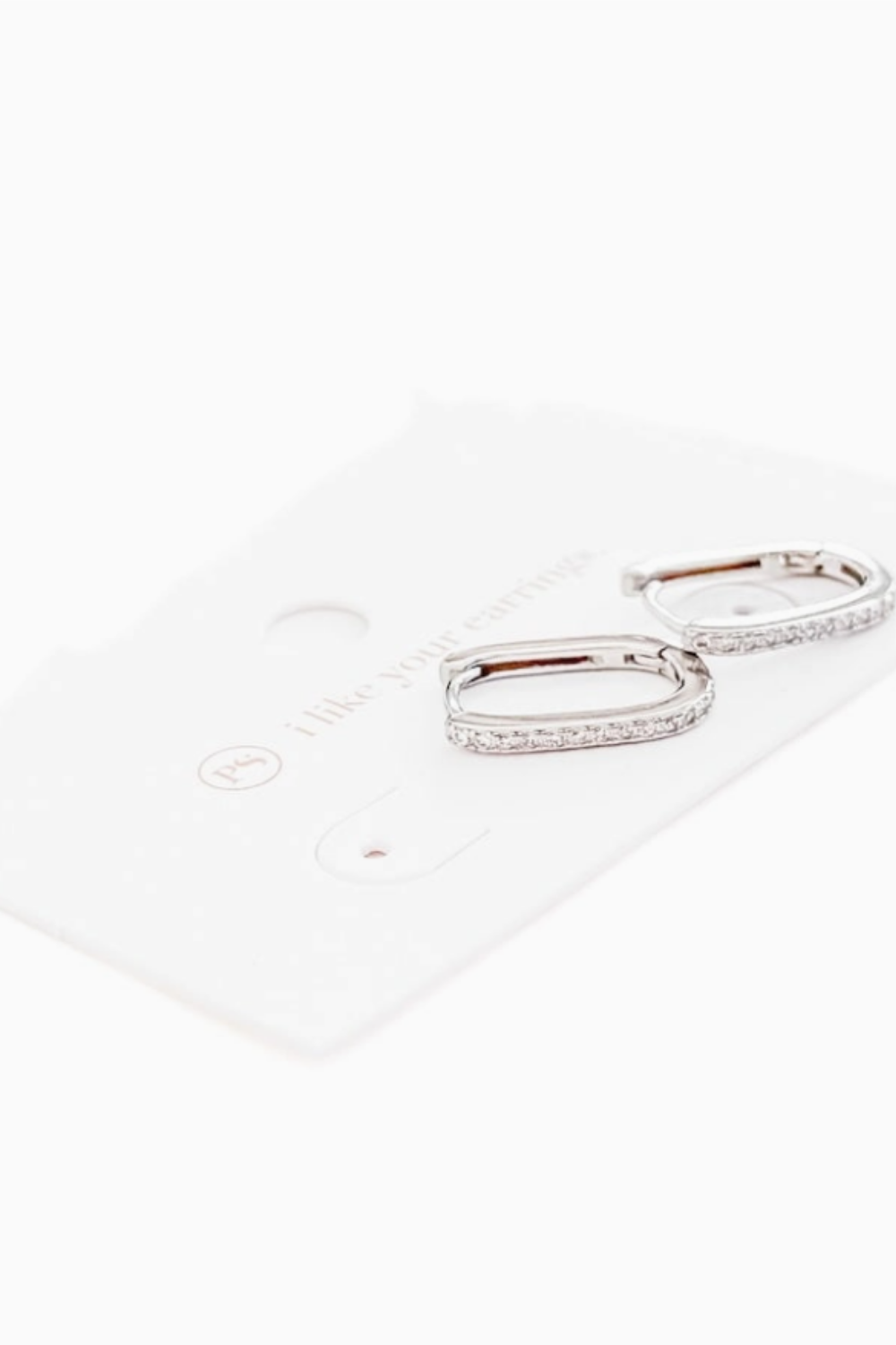 Petra U Hoop Diamond Earrings