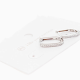 Petra U Hoop Diamond Earrings