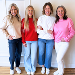 Oversize Drop Shoulder Reversible Mock Neck Sweatshirt - The 308 Boutique