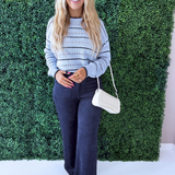 Suede Wide Leg Pant
