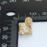 Teardrop Bezel Studs