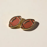 Football Stud Earrings