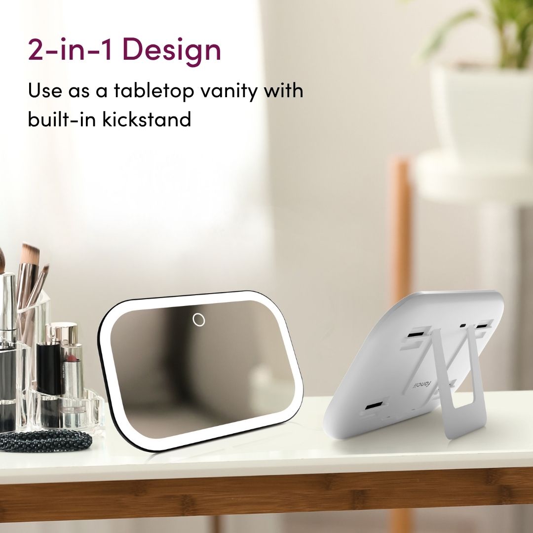 LED Lighted Sun Visor Mirror