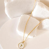 The Lennon Dainty Cross Charm Necklace