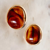 Tortoise Post Earrings