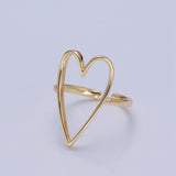 SImple Gold Heart Ring