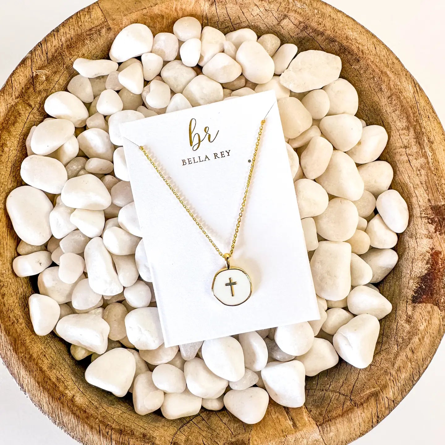 The Lennon Dainty Cross Charm Necklace
