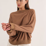Solid Lounge Pullover Top