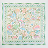 Flower Print Square Bandana Scarf