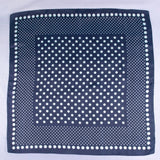 Ombre Polka Dot Print Satin Square Scarf