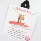 Enamel Touch Down Necklace
