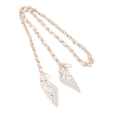 Long Gold Phone Chain with Scarf