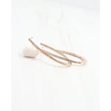 Bethie Crystal Oval Hoop