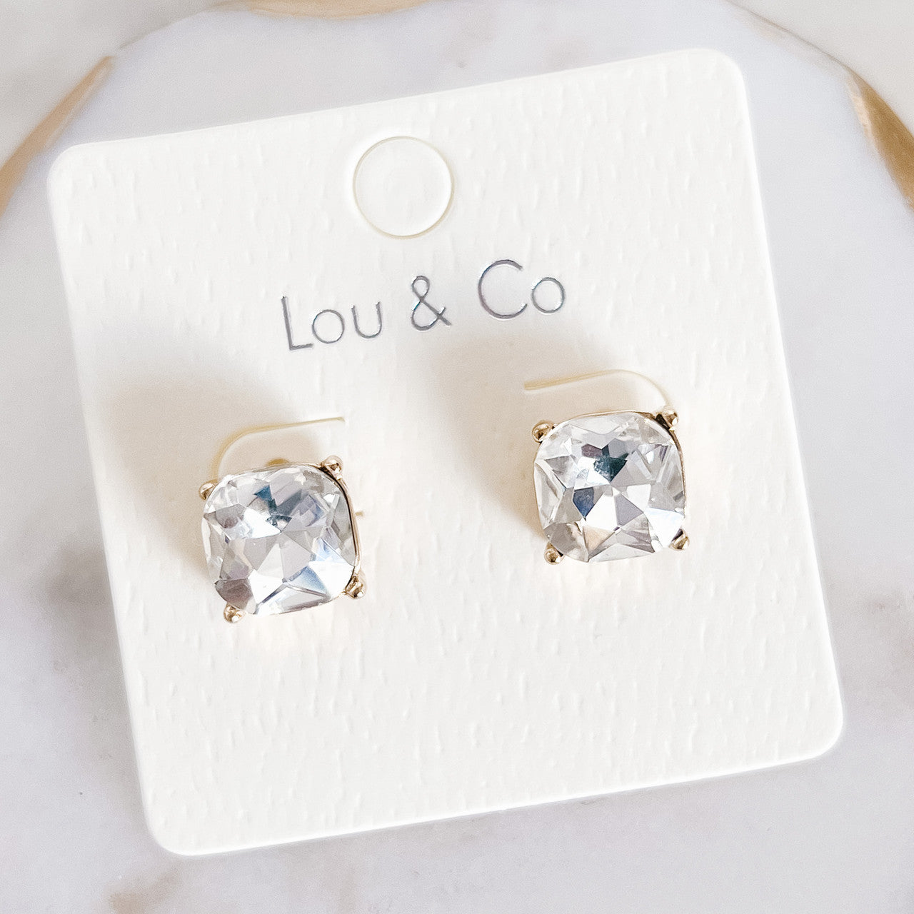 Crystal Stud Earrings