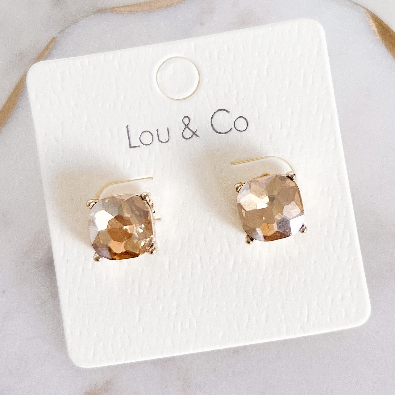 Crystal Stud Earrings