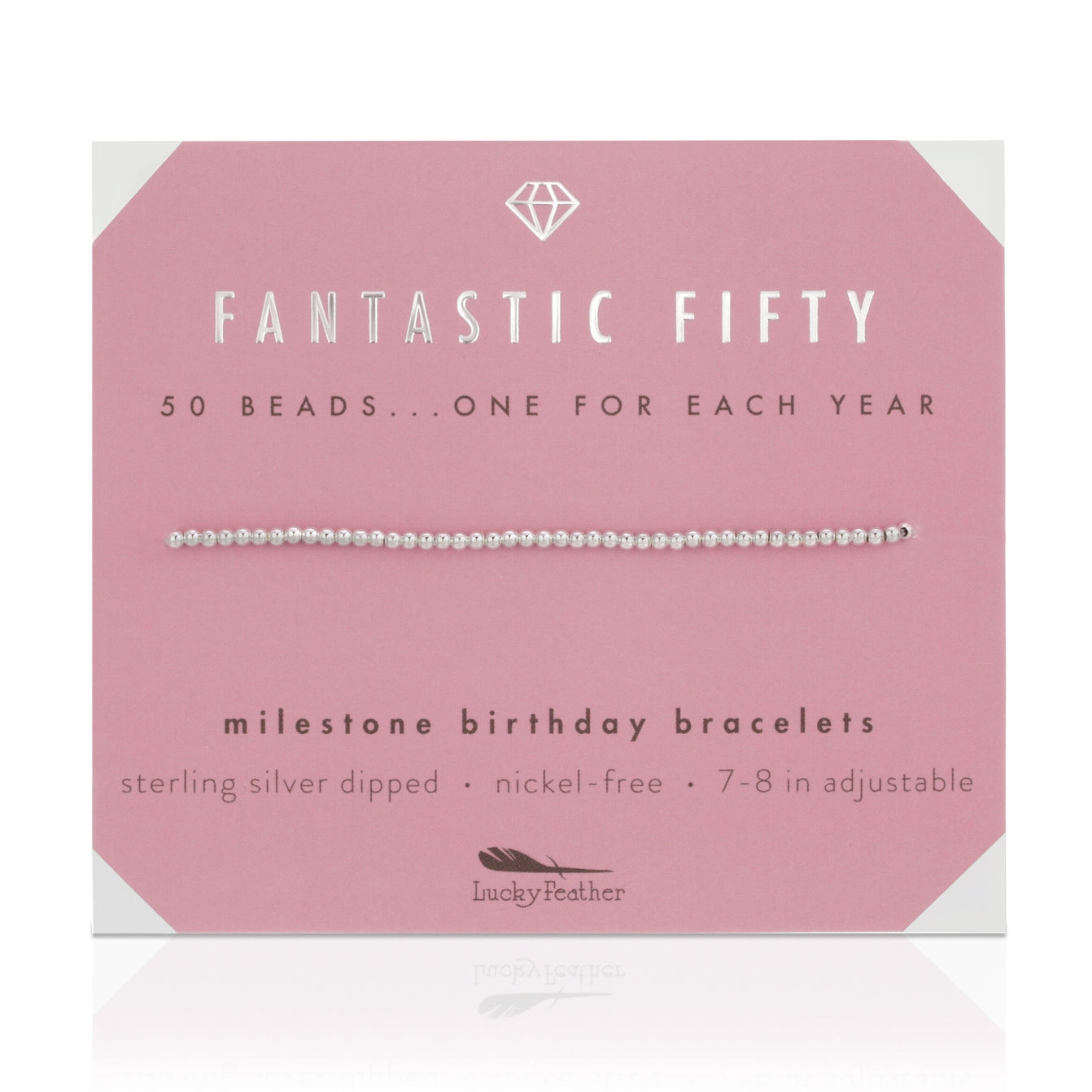 50th Milestone Birthday Bracelete