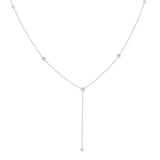 Elegant Gold Plated Rhinestone Pendant Y-Necklace
