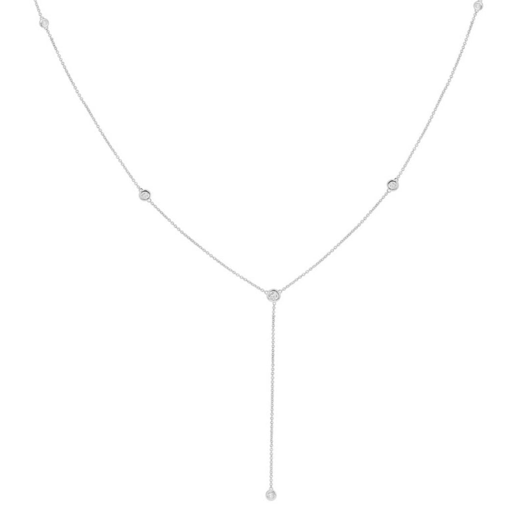 Elegant Gold Plated Rhinestone Pendant Y-Necklace