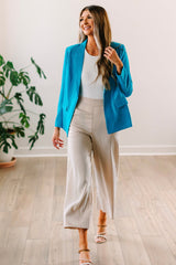Straight Cropped Wide Pants