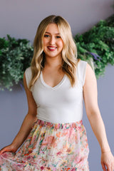 Double Layered Cap Sleeve Bodysuit