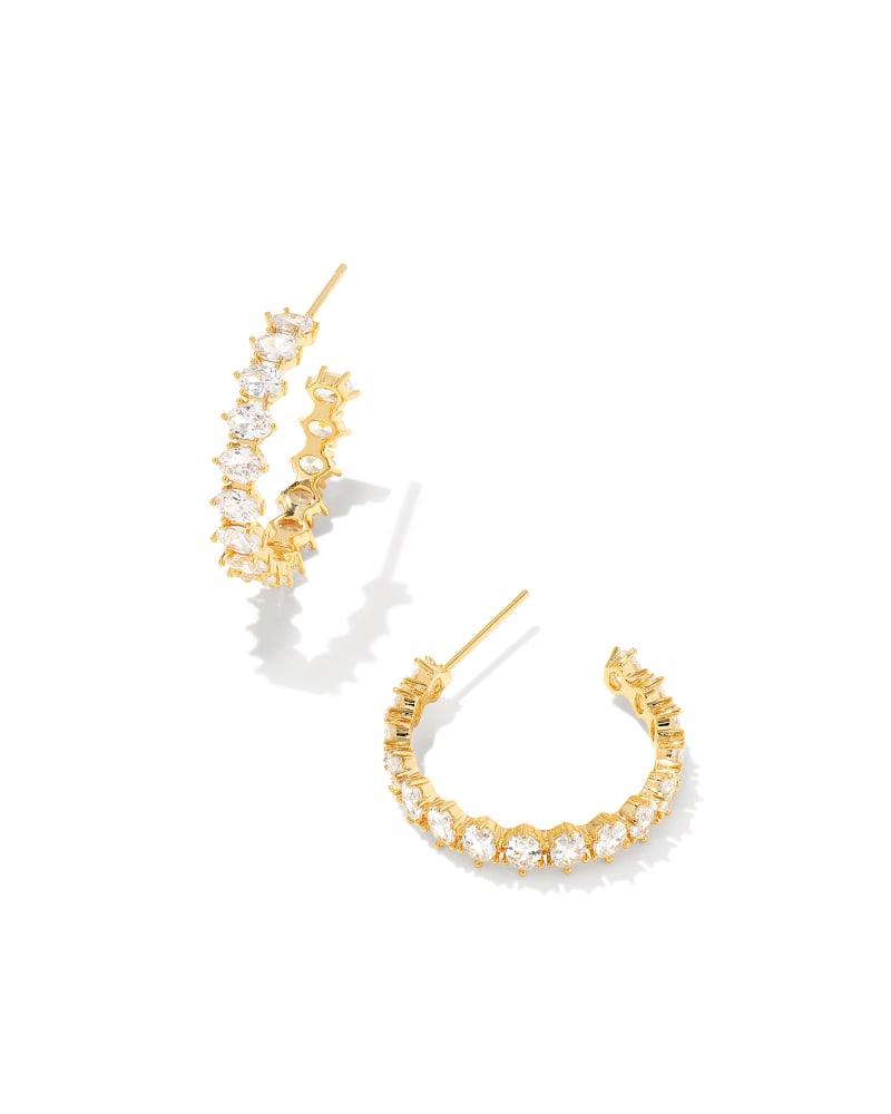 Cailin Crystal Hoop Earring
