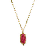 Dani Stepped Frame Long Pendant Necklace