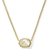 Daphne Crystal Frame Short Pendant Necklace