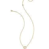 Daphne Crystal Frame Short Pendant Necklace