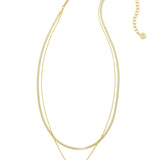Grayson Herringbone Multi Strand Necklace