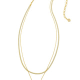 Grayson Herringbone Multi Strand Necklace