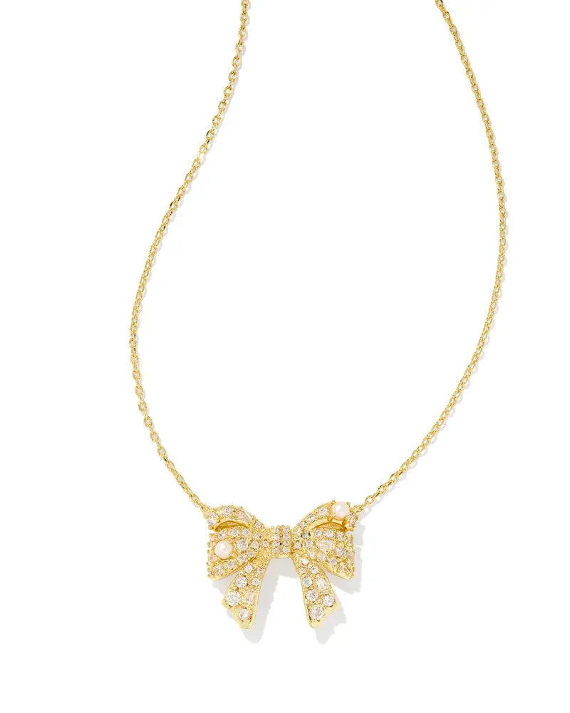 Krista Bow Pendant Necklace - The 308 Boutique