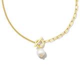 Leighton Pearl Chain Necklace