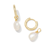 Willa Pearl Huggie Earrings