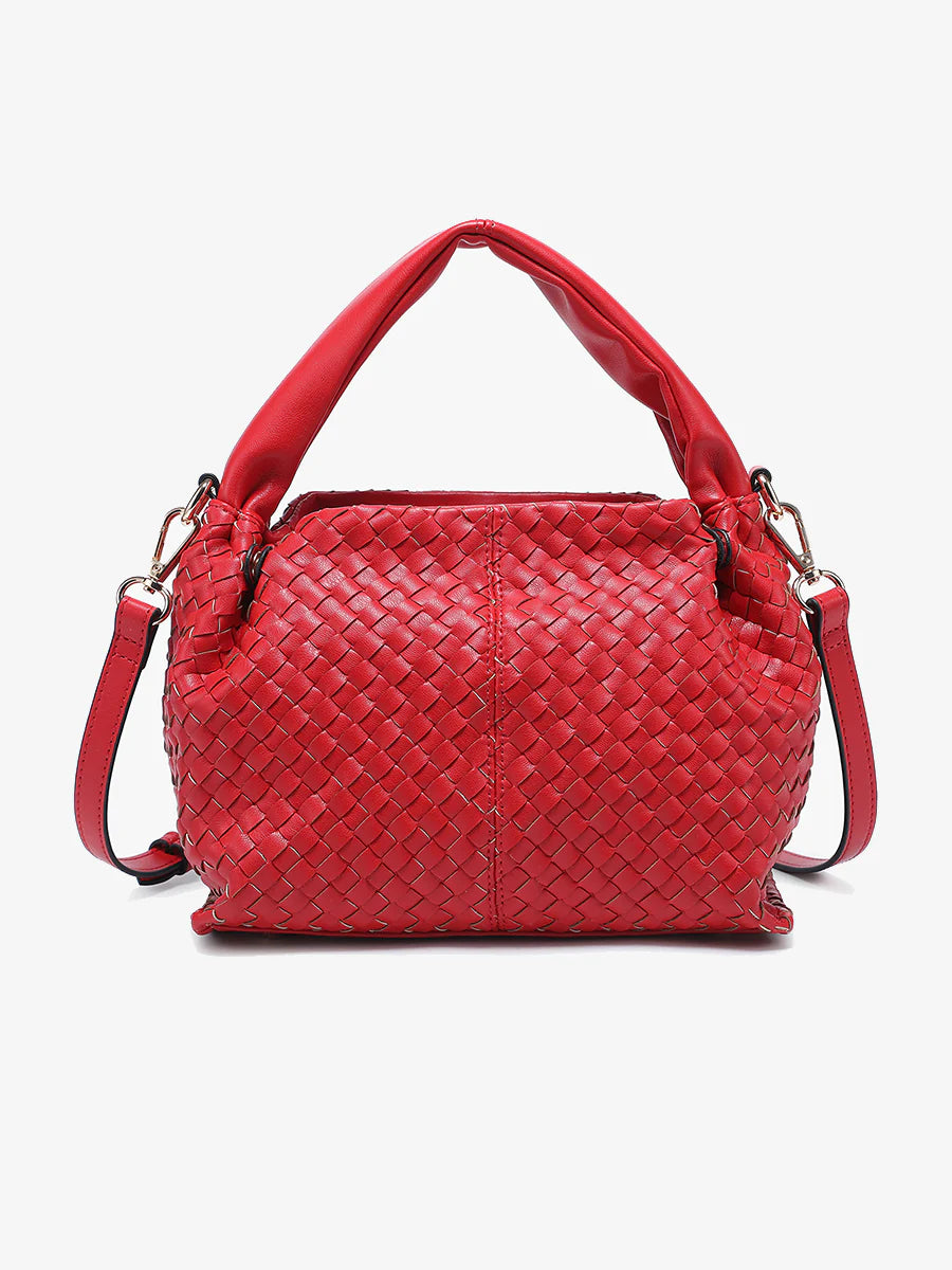 Charity Woven Crossbody Bag