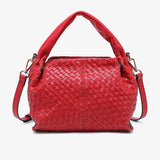 Charity Woven Crossbody Bag